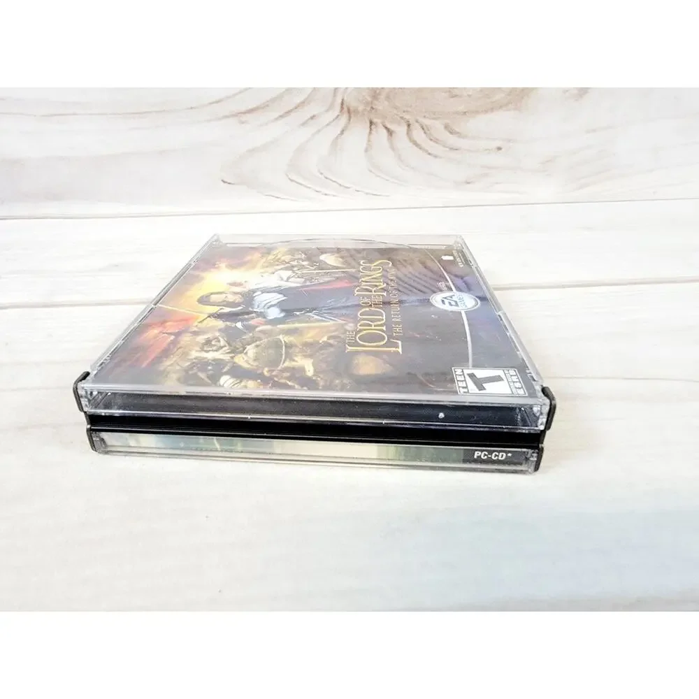 2003 EA Games - Lord Of The Rings Return Of The King PC CD-ROM Game 3 Disc Set